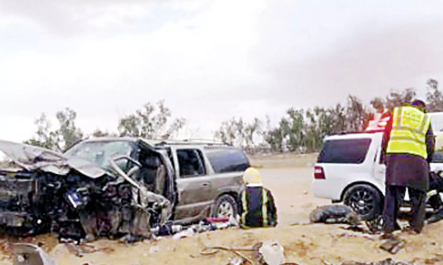 റിയാദിൽ വാഹനാപകടത്തിൽ ഒമ്പതു​ പേർക്ക്​ പരിക്ക്​