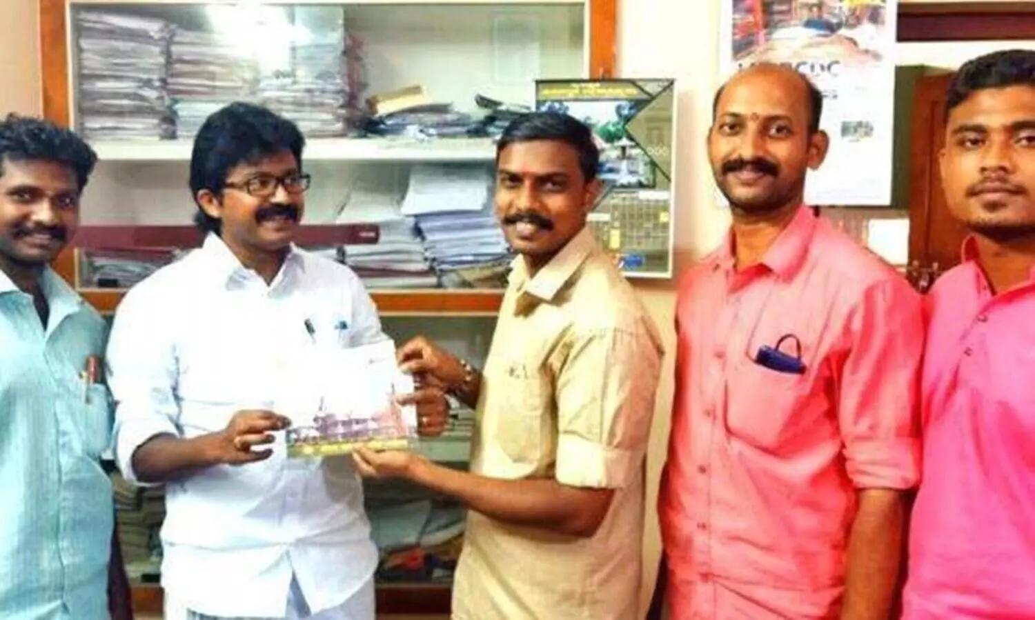 Eldhose Kunnappilly MLA contributes towards construction of Ram temple