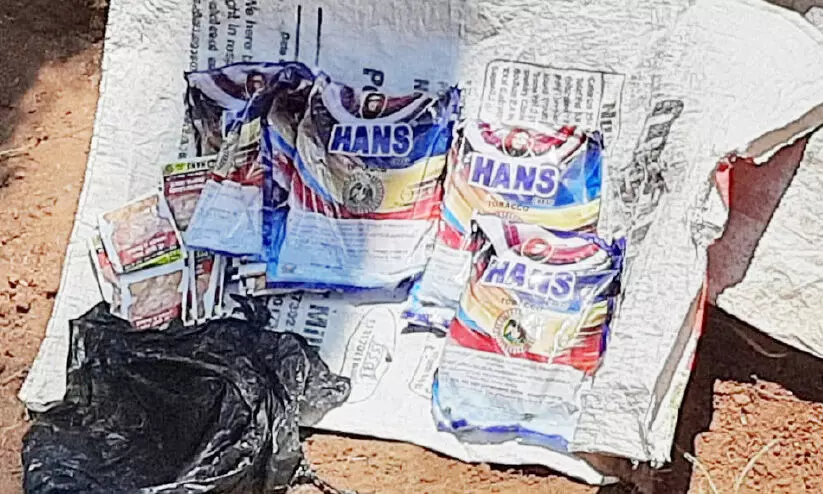 തൊഴിലുറപ്പ് ജോലിക്കിടെ ലഹരിവസ്തു ശേഖരം കണ്ടെത്തി