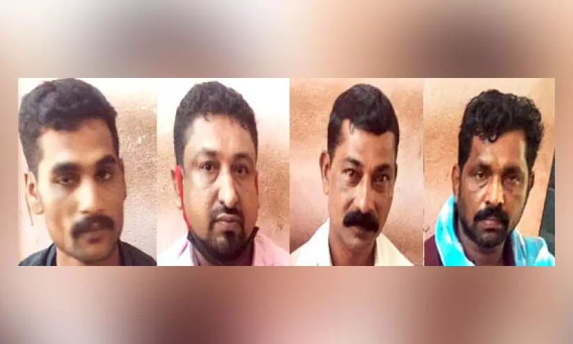 വീടുകയറി ആക്രമണം; നാലുപേര്‍ പിടിയില്‍