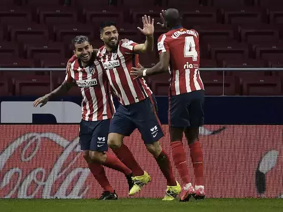 ഡബിൾ സുവാരസ്; അത്ലറ്റികോക്ക് സമനില ഡബിൾ സുവാരസ്; അത്ലറ്റികോക്ക് സമനില