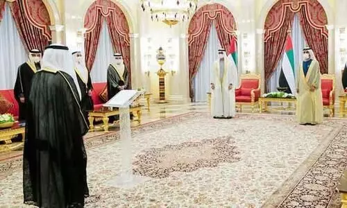 യു.​എ.​ഇ മ​ന്ത്രി​സ​ഭ പു​നഃ​സം​ഘ​ടി​പ്പി​ച്ചു; ര​ണ്ട്​ പു​തി​യ മ​ന്ത്രി​മാ​ർ