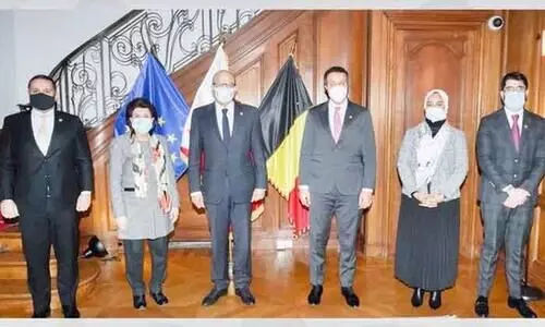 ബെ​ല്‍ജി​യം ബ​ഹ്റൈ​ന്‍ എം​ബ​സി വി​ദേ​ശ​കാ​ര്യ മ​ന്ത്രി   സ​ന്ദ​ര്‍ശി​ച്ചു