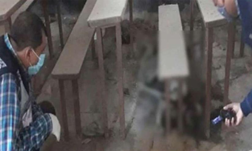 യു.പിയിൽ കോവിഡ്​ സെന്‍ററായിരുന്ന സ്​കൂളിൽ അസ്​ഥികൂടം; കോവിഡ്​ രോഗിയുടേതാകാമെന്ന്​ അധികൃതർ