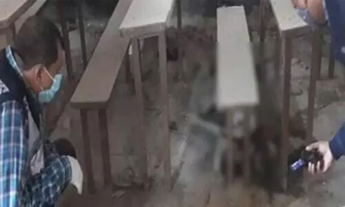 യു.പിയിൽ കോവിഡ്​ സെന്‍ററായിരുന്ന സ്​കൂളിൽ അസ്​ഥികൂടം; കോവിഡ്​ രോഗിയുടേതാകാമെന്ന്​ അധികൃതർ