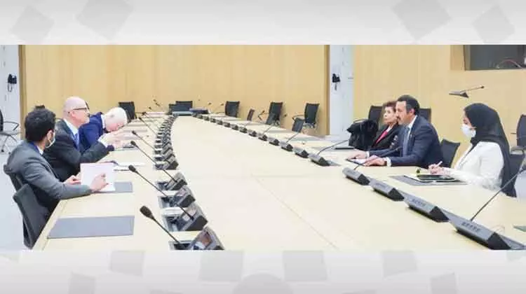 നാറ്റോയുമായി സഹകരണം മെച്ചപ്പെടുത്താൻ താൽപര്യമറിയിച്ച് ബഹ്റൈൻ നാറ്റോയുമായി സഹകരണം മെച്ചപ്പെടുത്താൻ താൽപര്യമറിയിച്ച് ബഹ്റൈൻ