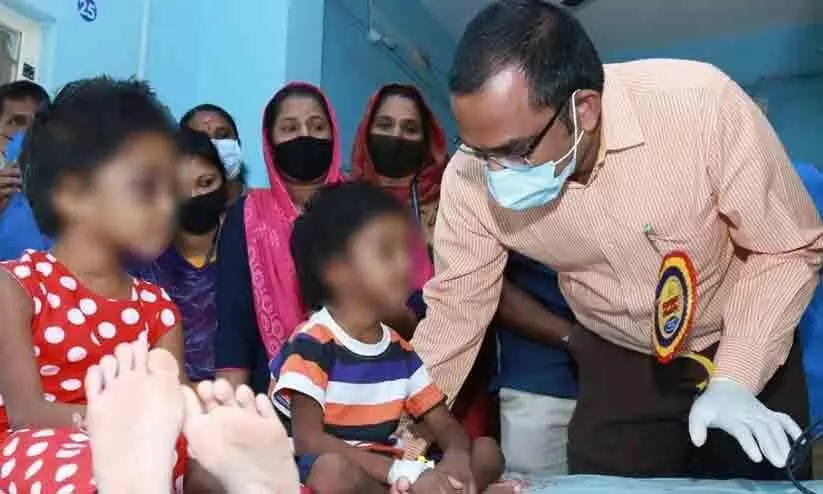 malappuram collector visit nilambur attacked children