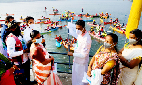 താളത്തിൽ, ആവേശത്തുഴയെറിഞ്ഞ് മുസിരിസ് പാഡിൽ