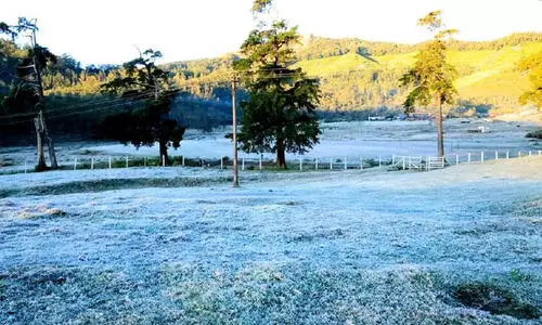 മൂന്നാറിൽ താപനില മൈനസ് രണ്ട് മൂന്നാറിൽ താപനില മൈനസ് രണ്ട്