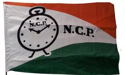NCP poster greets Aishwarya Kerala Yatra