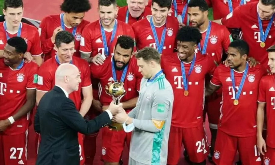 മെക്​സിക്കൻ ടീം ടൈഗ്രസിനെ വീഴ്​ത്തി; ക്ലബ്​ ലോക കിരീടത്തിലും മുത്തമിട്ട്​ ബയേൺ