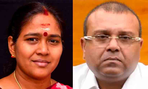 shobha surendran Thushar vellappally