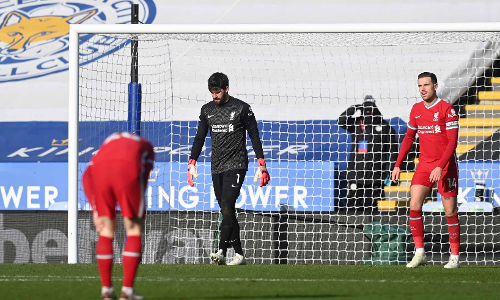 തുടരുന്ന ദുരന്തങ്ങൾ; ലെസ്റ്ററിന്​ മുമ്പിൽ തരിപ്പണമായി​ ലിവർപൂൾ