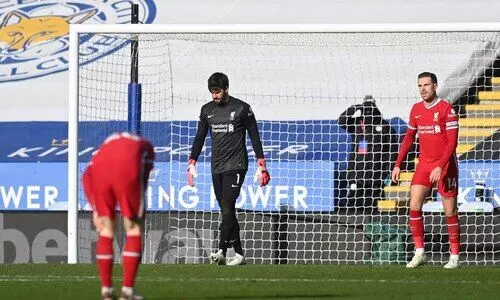 തുടരുന്ന ദുരന്തങ്ങൾ; ലെസ്റ്ററിന്​ മുമ്പിൽ തരിപ്പണമായി​ ലിവർപൂൾ