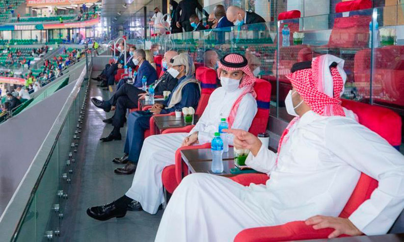 ക്ലബ് ഫുട്ബാൾ അതിഥിയായി സൗദി കായികമന്ത്രി ക്ലബ് ഫുട്ബാൾ അതിഥിയായി സൗദി കായികമന്ത്രി