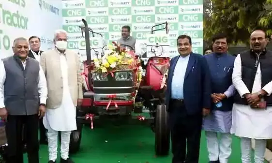 Indias first CNG tractor launched