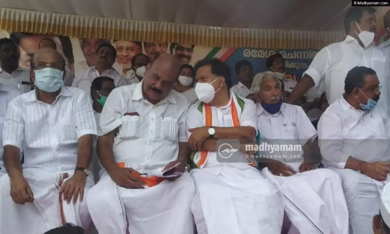 മാണി സി.കാപ്പൻ യു.ഡി.എഫ്​ വേദിയിൽ; പാലയുടെ വികസനത്തിന്​ തടസ്സം ജോസ്​.കെ മാണിയെന്ന്​ കാപ്പൻ