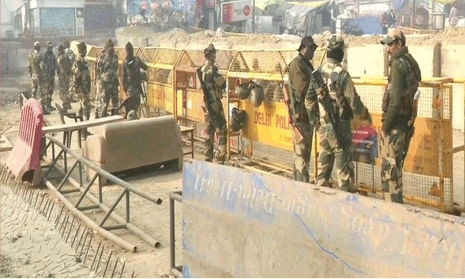 security tikri border