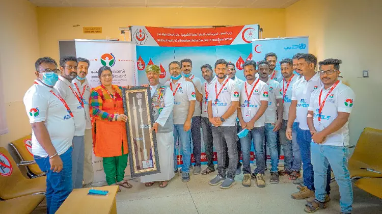 കേരള പ്രവാസി അസോസിയേഷൻ രക്തദാന ക്യാമ്പ് സംഘടിപ്പിച്ചു കേരള പ്രവാസി അസോസിയേഷൻ രക്തദാന ക്യാമ്പ് സംഘടിപ്പിച്ചു