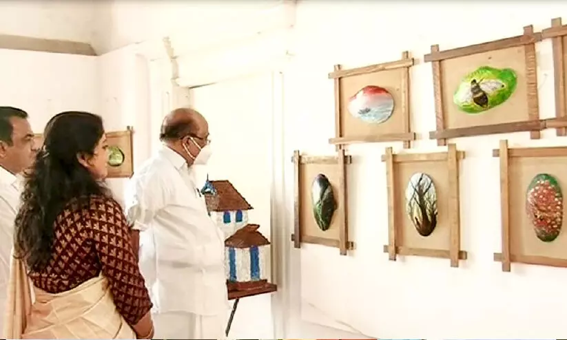 Sreeja Vijayakumari art exhibition