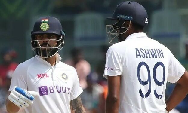 ക്രീസിലുറച്ച്​ കോഹ്​ലി​,തകർത്തടിച്ച്​ അശ്വിൻ; ഇംഗ്ലണ്ടിന്​ നെഞ്ചിടിപ്പ്​