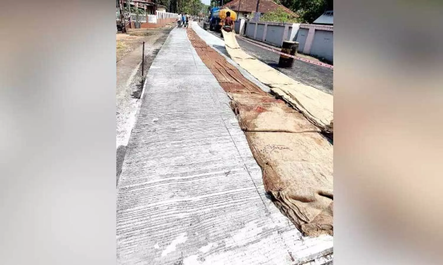 സംസ്ഥാന​െത്ത ഏറ്റവും നീളമുള്ള വൈറ്റ് ടോപ്പിങ് റോഡ് നിര്‍മാണം തുടങ്ങി