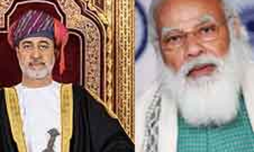 ഒ​മാ​ൻ സു​ൽ​ത്താ​ൻ ഇ​ന്ത്യ​ൻ പ്ര​ധാ​ന​മ​ന്ത്രി മോ​ദി​യു​മാ​യി ടെ​ലി​ഫോ​ണി​ൽ സം​സാ​രി​ച്ചു