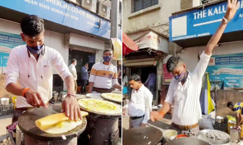 street dosa selling
