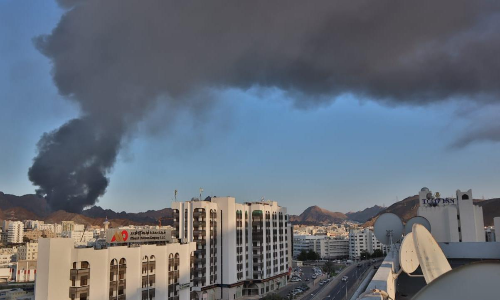 വാദികബീറിൽ വൻ തീപിടിത്തം