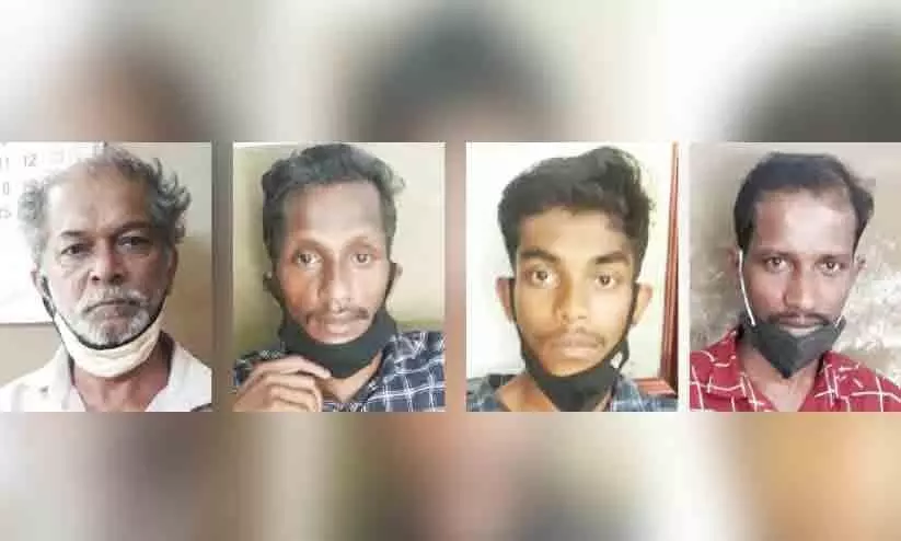 Four arrested for beating middle-aged man to death