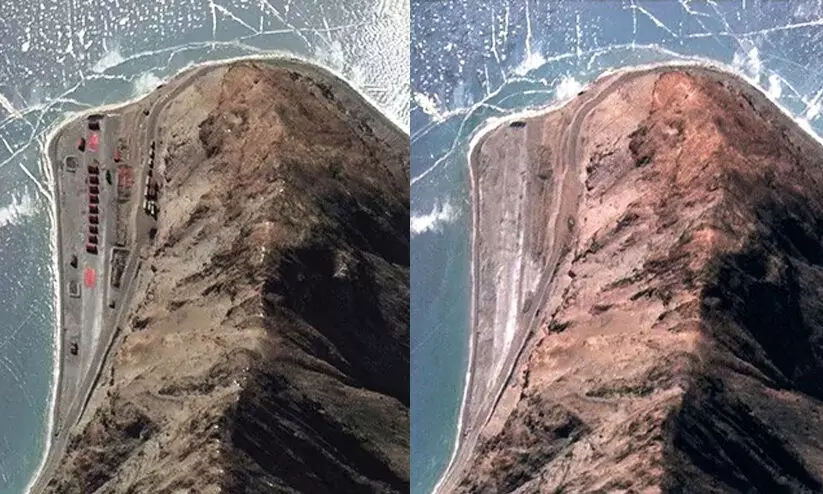 India china satelite Images