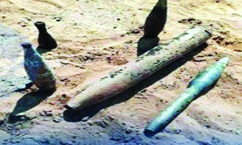 ജ​ഹ്​​റ​യി​ൽ ബോം​ബ്​ അ​വ​ശി​ഷ്​​ടം ക​ണ്ടെ​ത്തി