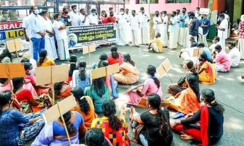 Ranjithis murder: Police station march