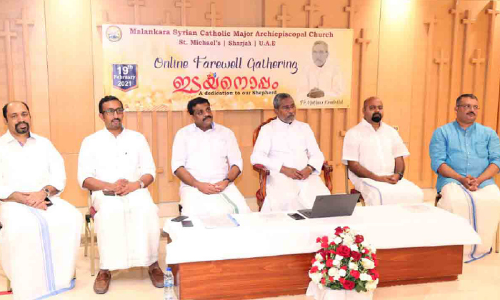 ഫാ. ​മാ​ത്യു ക​ണ്ട​ത്തി​ലി​ന് യാ​ത്ര​യ​യ​പ്പ്​