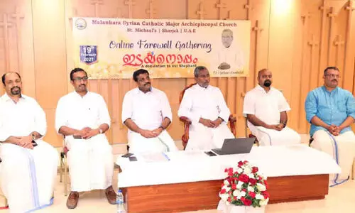 ഫാ. ​മാ​ത്യു ക​ണ്ട​ത്തി​ലി​ന് യാ​ത്ര​യ​യ​പ്പ്​