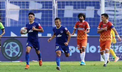 ഇന്ത്യൻ സൂപ്പർ ലീഗിൽ ആദ്യമായി ബെംഗളൂരു എഫ്​.സി പ്ലേ ഓഫ്​ കാണാതെ പുറത്ത്​