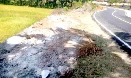 ക്ഷേത്രത്തിന് സമീപം കക്കൂസ് മാലിന്യം ഒഴുക്കി; പ്രതിഷേധം ശക്തം