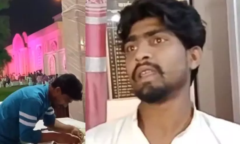 spitting on rotis while cooking at wedding in UP Man caught on camera arrested