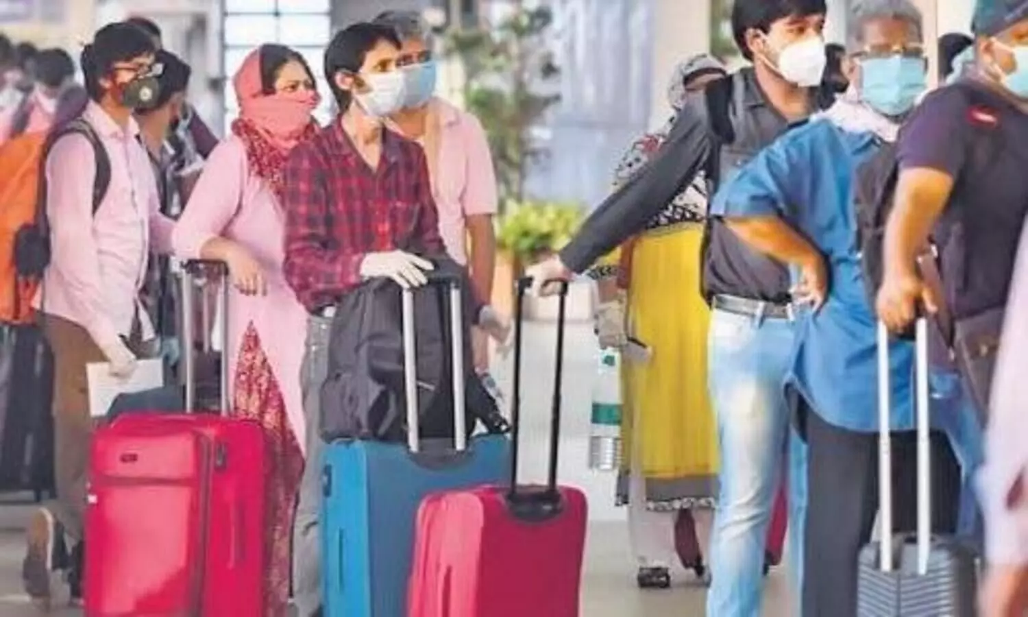 compulsery covid test in airport