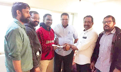 ജോ​ലി​ക്കി​ട​യി​ൽ പ​രി​ക്കേ​റ്റ കൊ​ല്ലം സ്വ​ദേ​ശി​യെ   നാ​ട്ടി​ലെ​ത്തി​ച്ചു