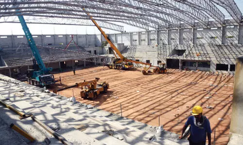 ലാ​ലൂ​രി​ൽ ഇ​ൻ​ഡോ​ർ സ്​​റ്റേ​ഡി​യ​ത്തി​ൽ വി​ജ​യാ​ര​വം