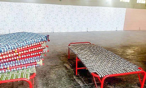 നോ​ക്കു​കു​ത്തി​യാ​യി തൈ​ക്കാ​ട്ടു​ശ്ശേ​രി ഫ​സ്​​റ്റ്​ ലൈ​ൻ കോ​വി​ഡ് ചി​കി​ത്സ കേ​ന്ദ്രം