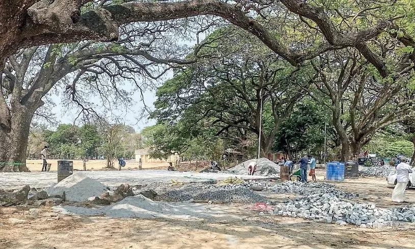 മു​ഖം മി​നു​ക്കാ​ൻ കോ​ട്ട​മൈ​താ​നം