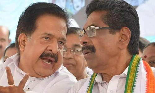 Ramesh chennithala and mullappaly ramachandran