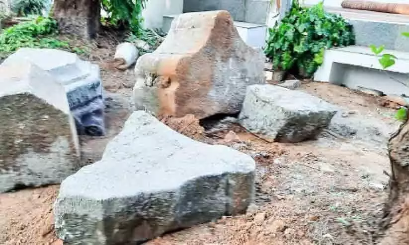 Centuries-old stones were moved to the museum