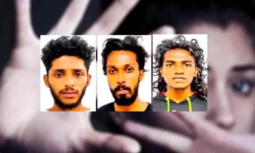 attacking women, three arrested