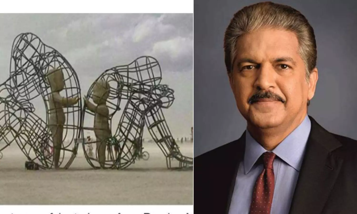 ഇതാണ്​ കലയുടെ ശക്​തി; മനോഹരമായ ശില്പവും കൂടെ ശക്​തമായ സന്ദേശവും പങ്കുവെച്ച്​ ആനന്ദ്​ മഹീന്ദ്ര