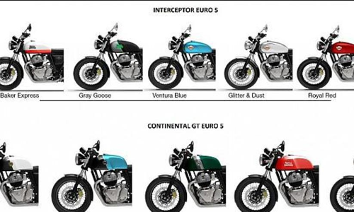 റോയലാവാൻ പുതിയ നിറങ്ങൾ, ഇന്‍റർസെപ്​ടറും കോണ്ടിനെന്‍റൽ ജി.ടിയും കൂടുതൽ തിളങ്ങും