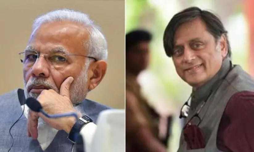 tharoor modi tharoor modi