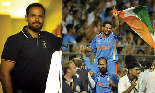 യൂ​സു​ഫ് ഖാ​ൻ പ​ത്താ​ൻ;  ഇ​ടി​വെ​ട്ടി പോ​യൊ​രു മി​ന്ന​ൽ